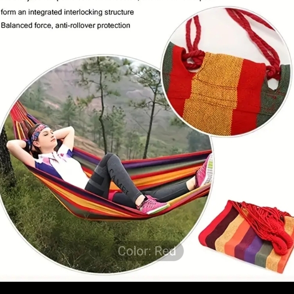 New Chinese hammock with travel bag.  Good for home beach etc - Picture 6 of 6